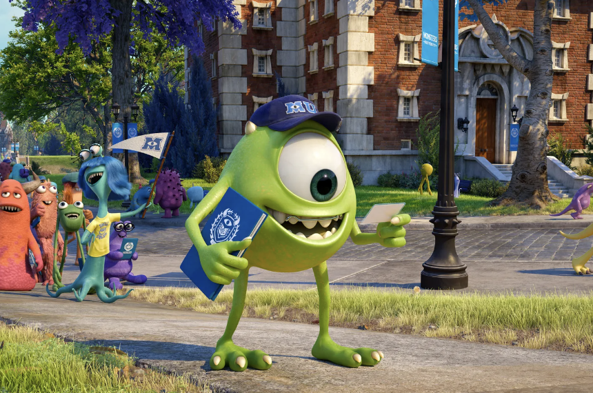 unis as Pixar films