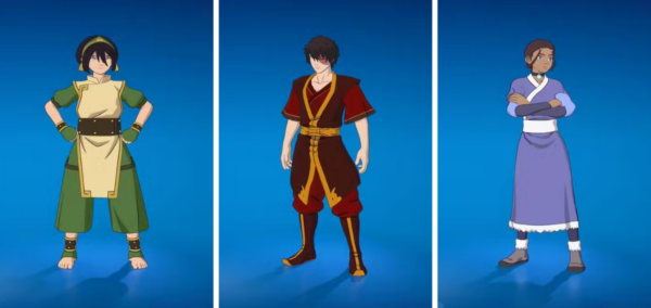 Fortnite Avatar Last Airbender skins