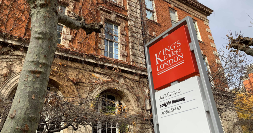 King's College London world ranking 2024