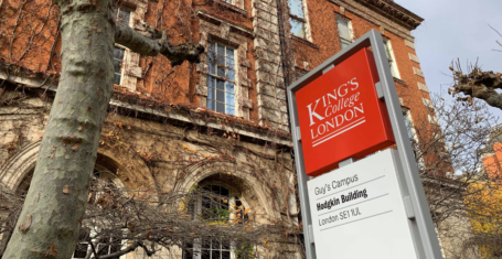 King's College London world ranking 2024